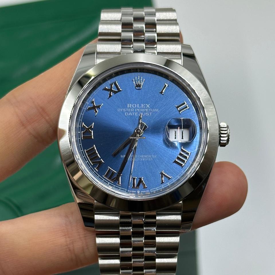 Datejust 41 Blue Roman Jubilee